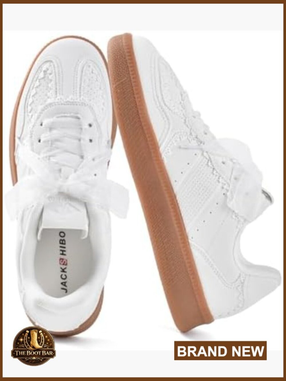 Lace-Up Fashion Sneakers Arch Support Gum Sole Memory Foam Walking Tennis Shoes
